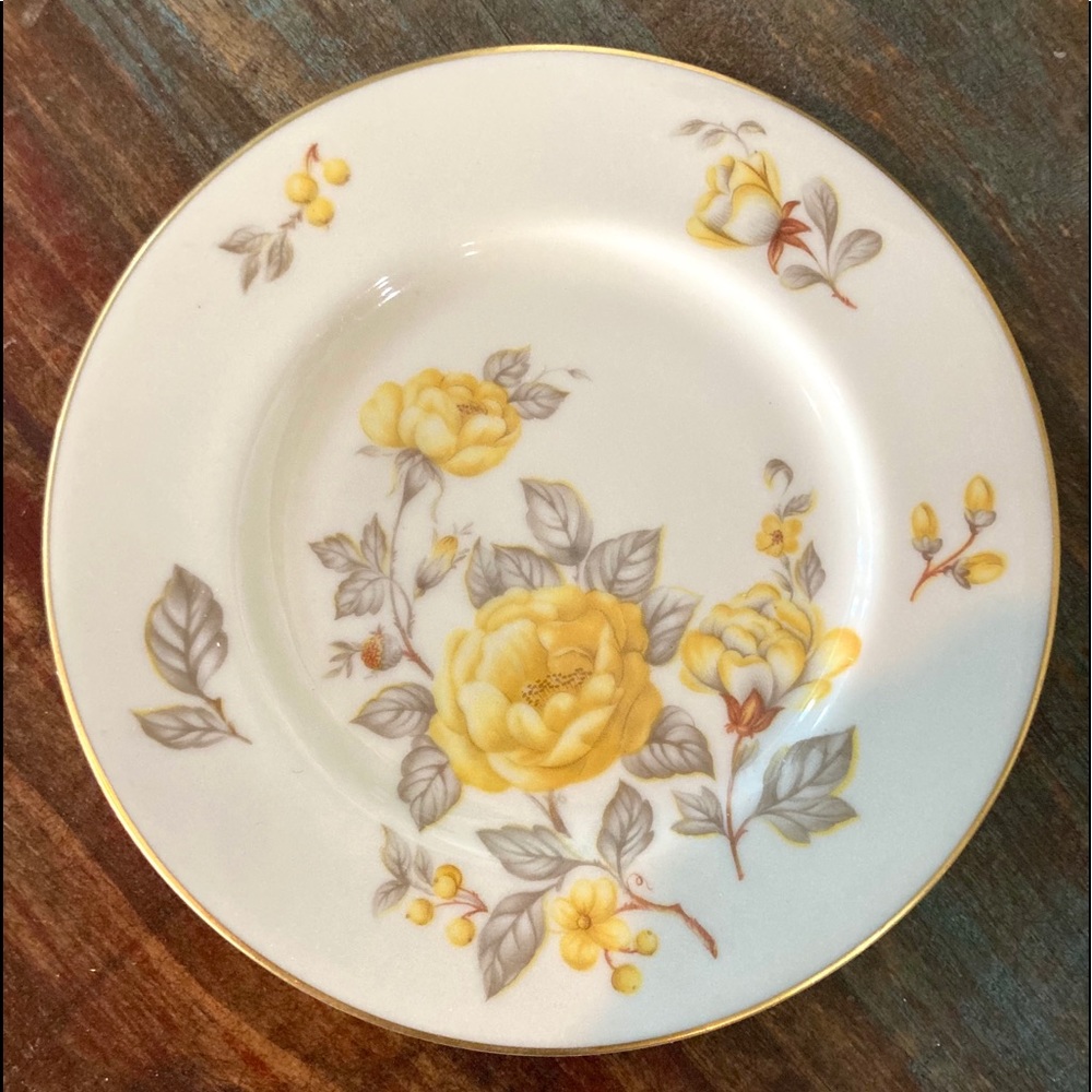 4x Vintage Castleton China Mayfair side plates